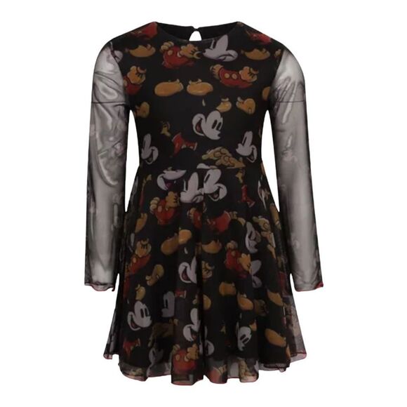 DESIGUAL | Black | TULLE MICKEY MOUSE DRESS - Picture 3 of 12